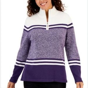 Karen Scott Cotton Sweater NWT